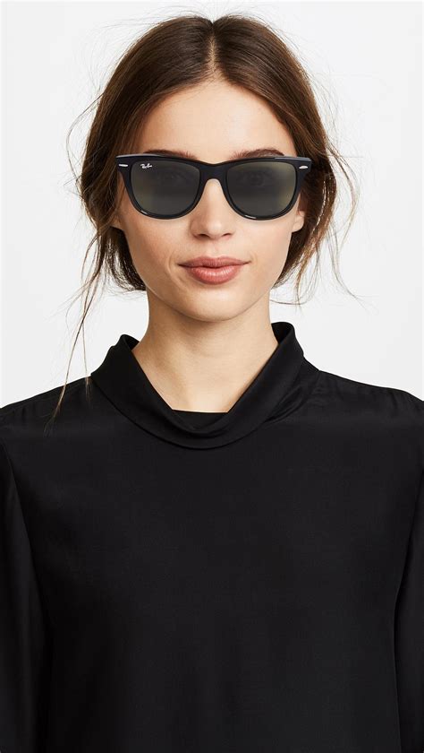 ray ban oversized wayfarer